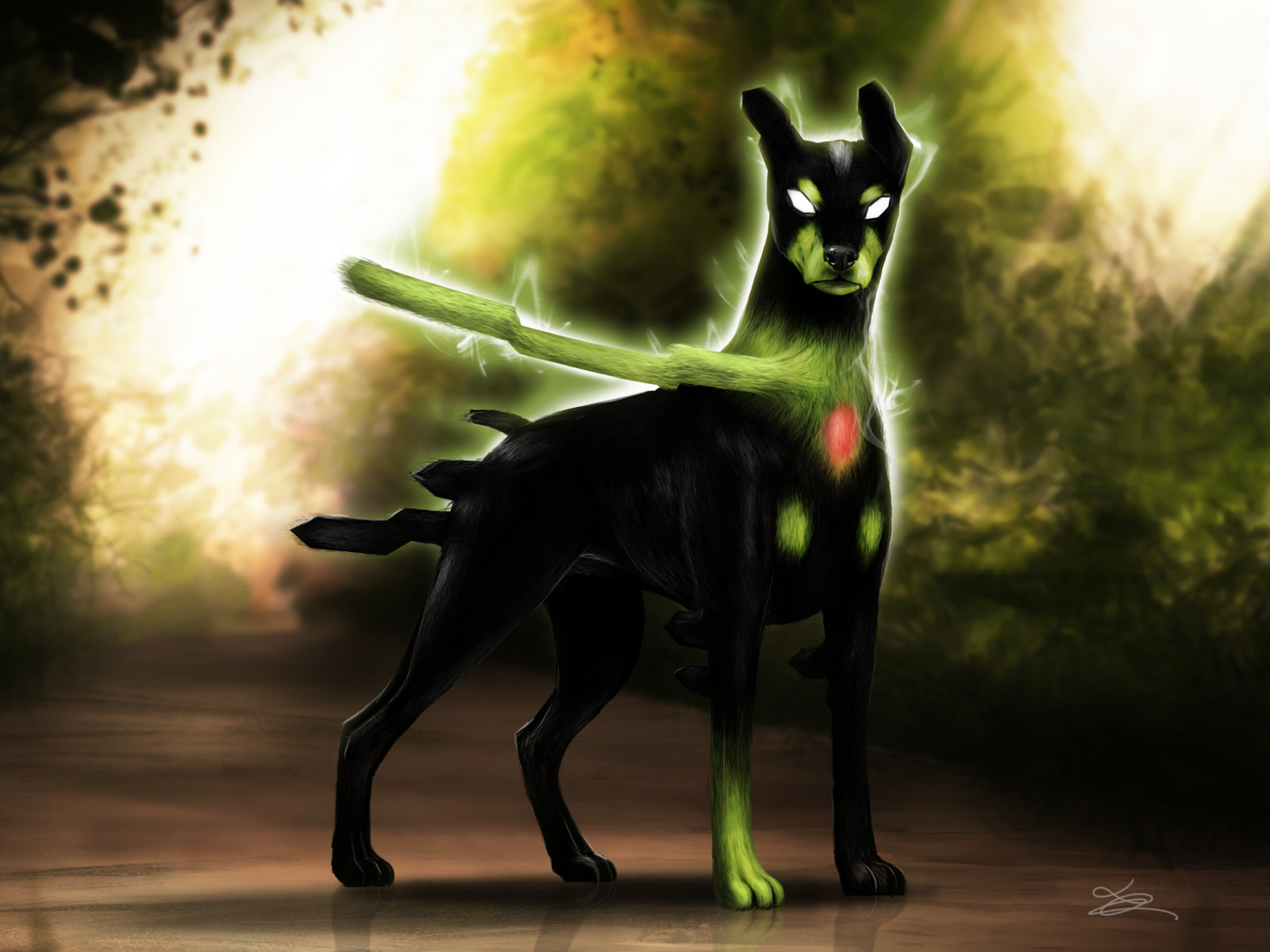 Artstation From Houndoom To Zygarde 10 Luc Chatelain