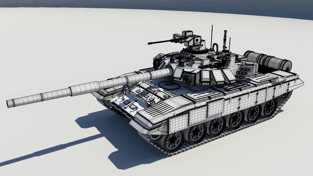 Танк т 90 рисунок