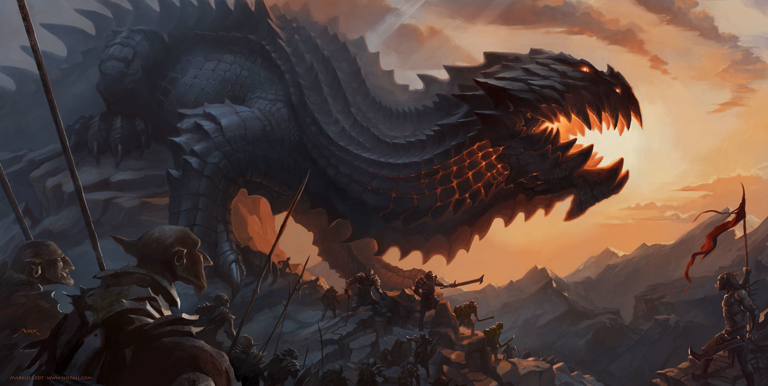 ArtStation - Glaurung (The Lord of the Rings)