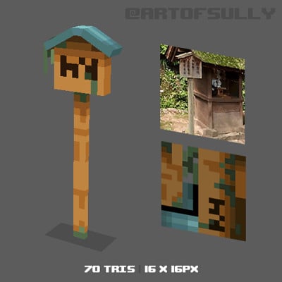 3D Pixel-Art Sign + Tutorial