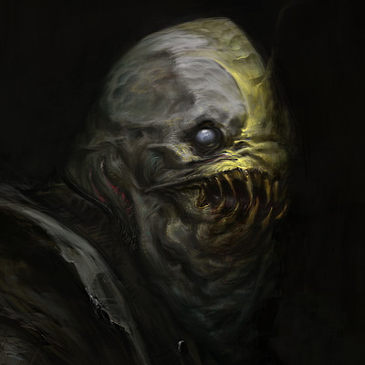 Antonio de luca uomo pesce