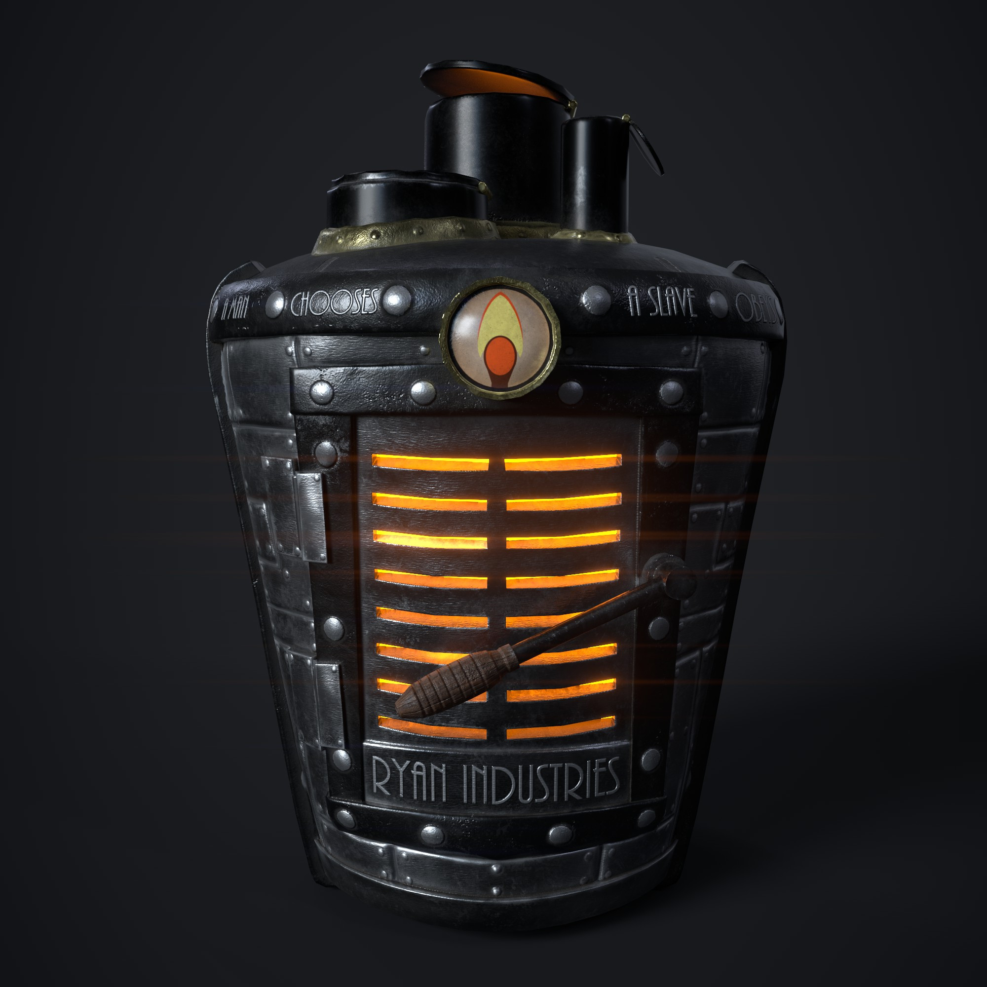 Artstation Incinerate Plasmid Bioshock Fan Art Stephen Witt