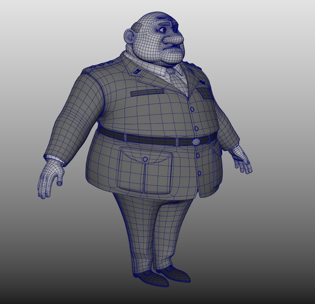 Lt. General Production Mesh(Free Birds)