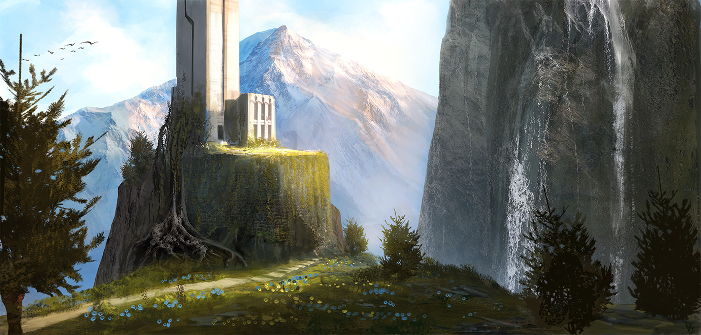 ArtStation - Fantasy landscape