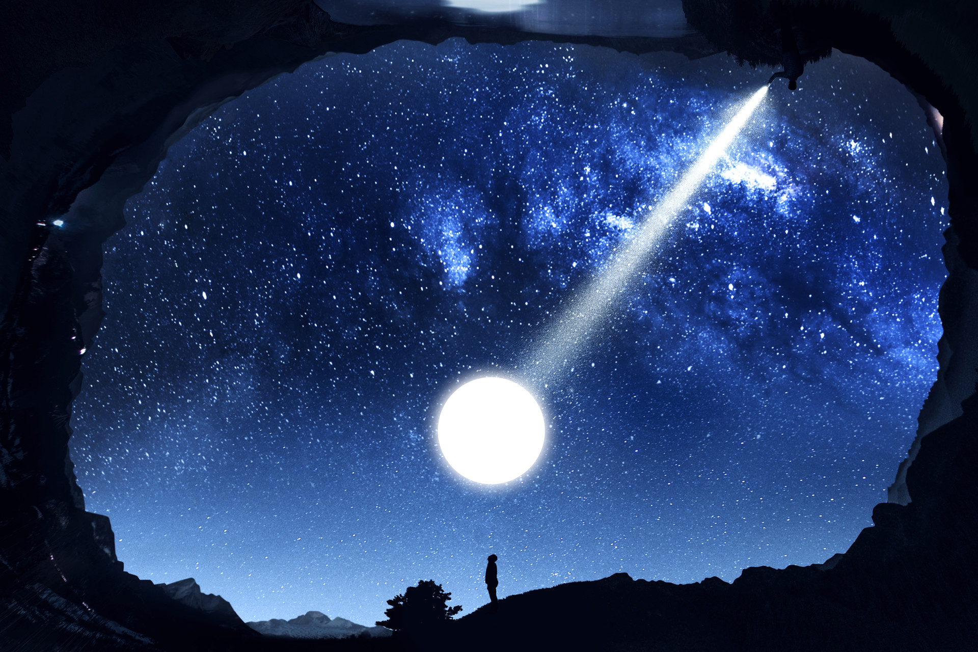 Moon lighting. Moonlight drillings. Dream夢.