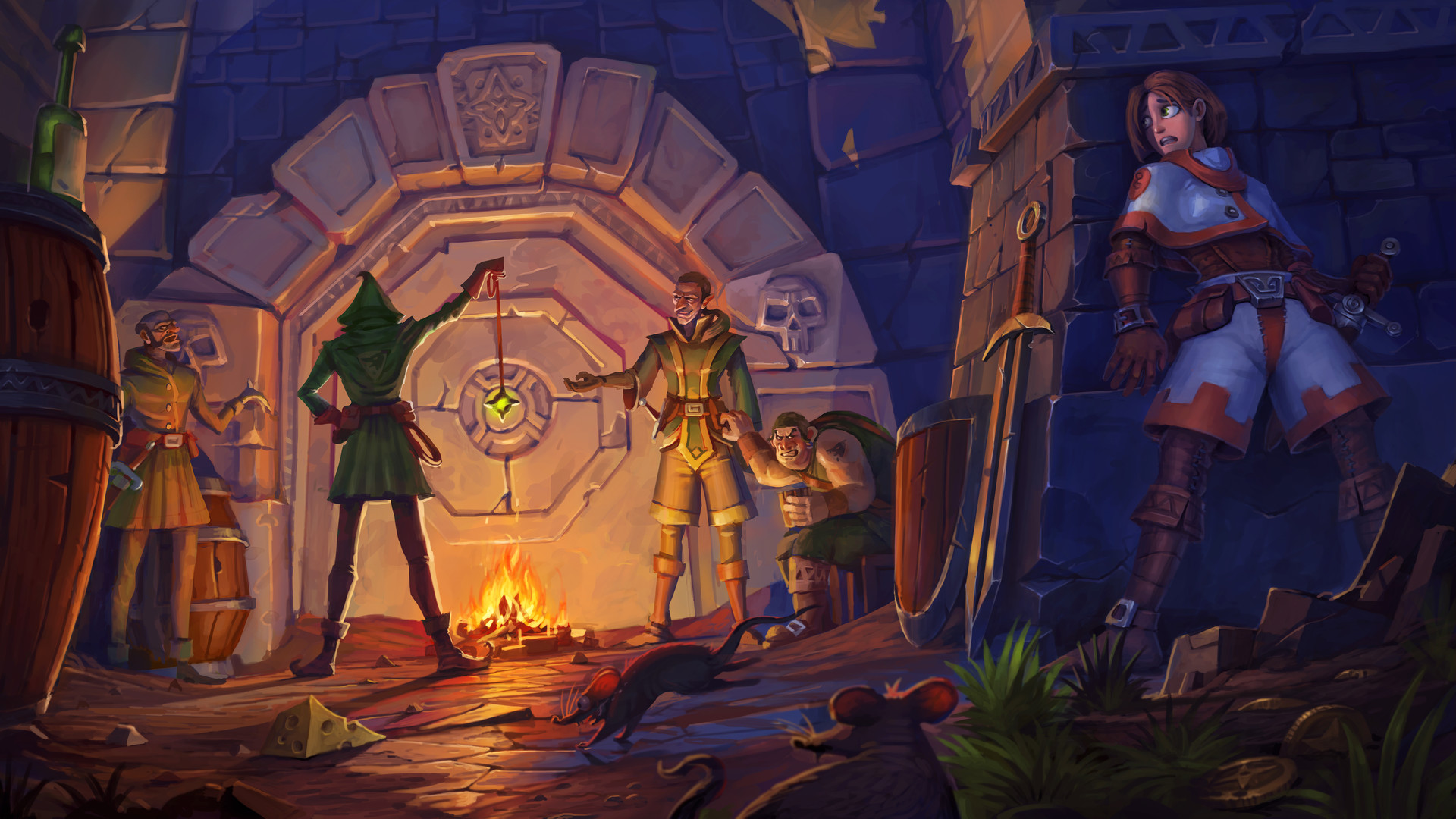 Treasure fantasy. Искатель приключений фэнтези. Сокровищница арт фэнтези. Фэнтези клад арт. Искатель приключений фэнтези арт.