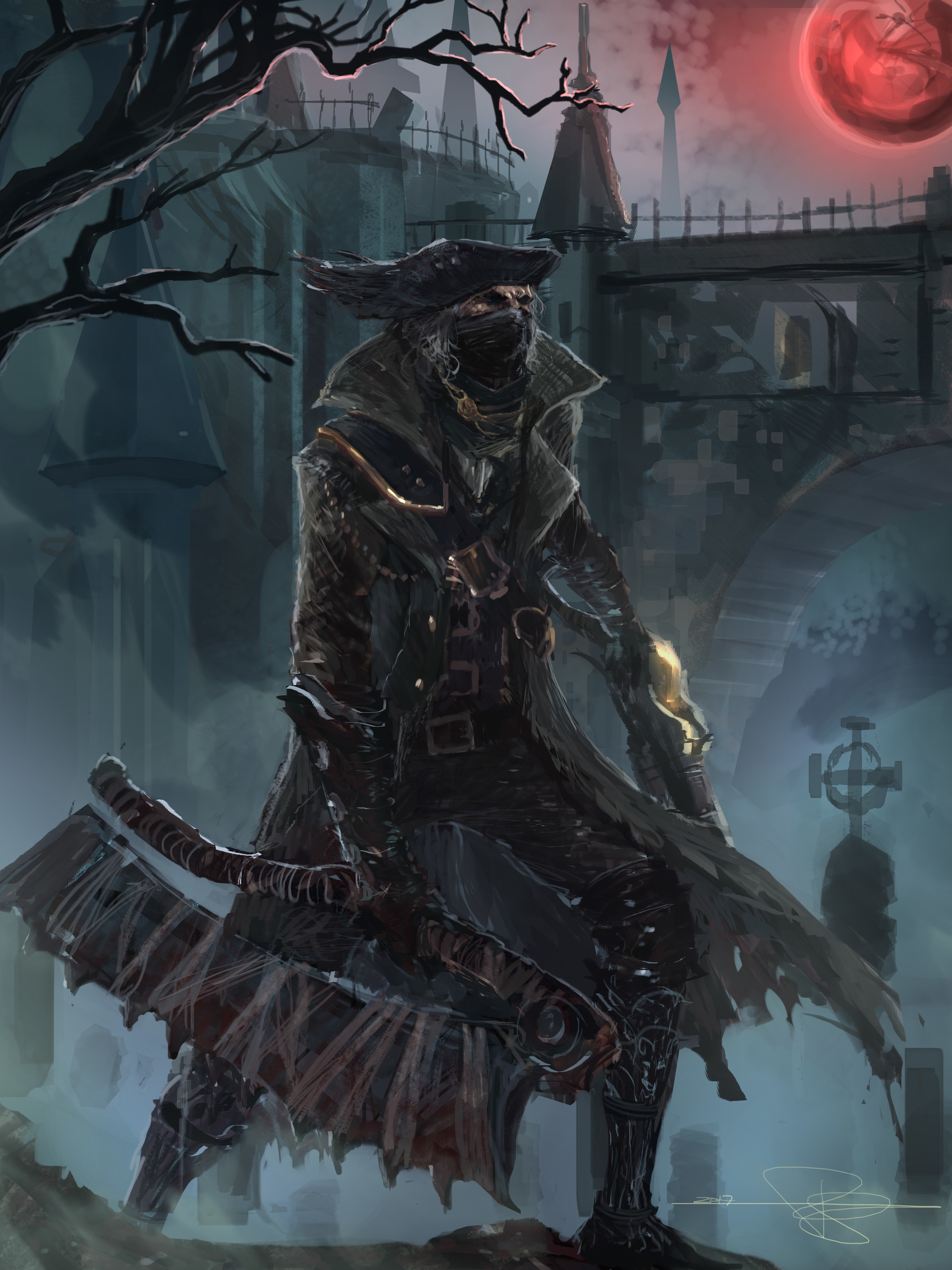 Artstation Bloodborne Fan Art Rod Wong