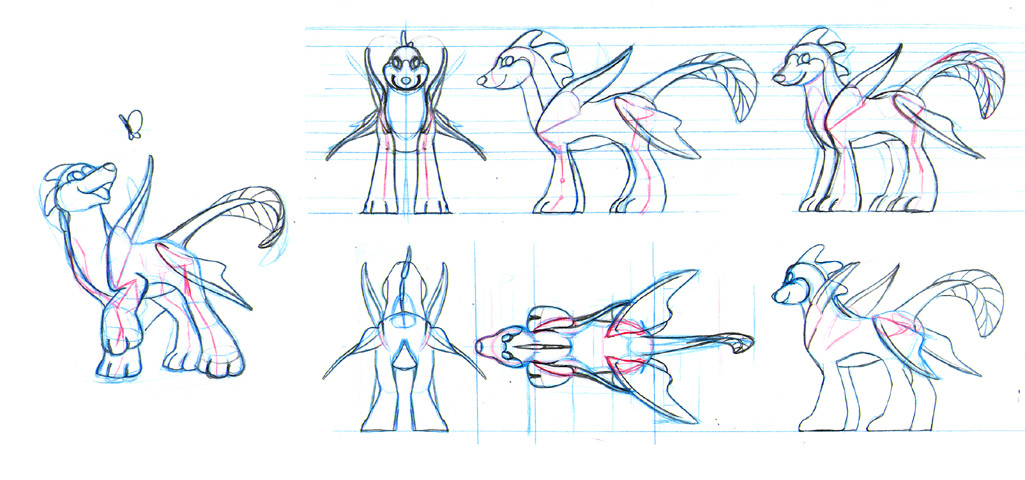 Refined sketch 