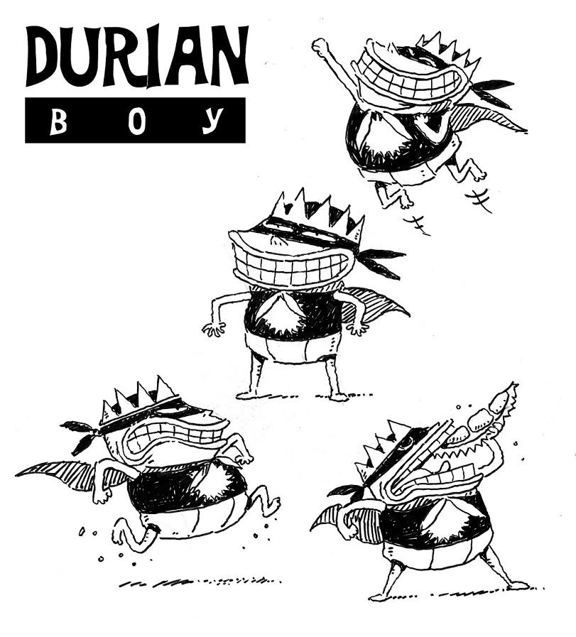 Durian Boy the "sort of" superhero