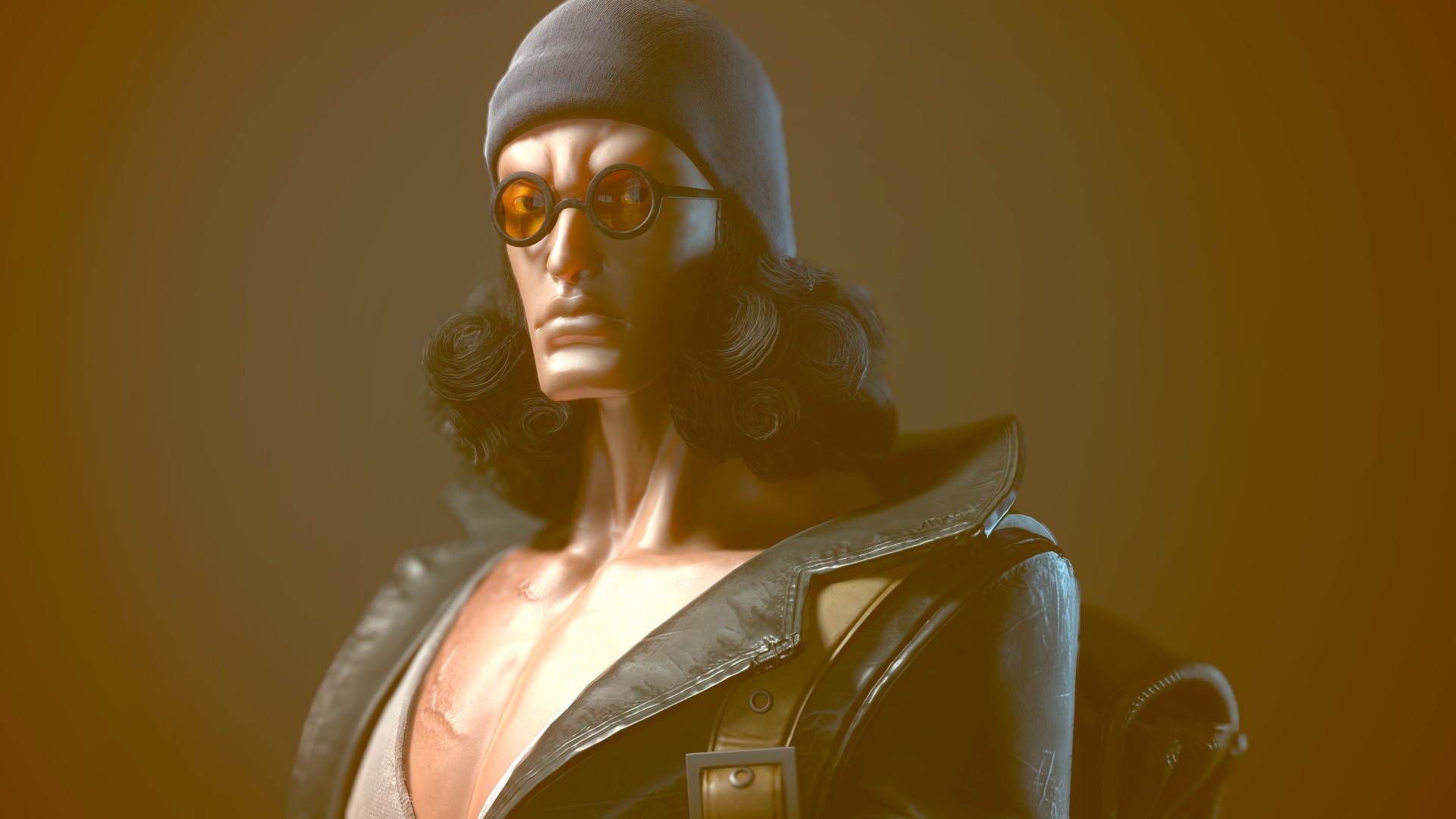 Artstation One Piece Aokiji 3d Print Null Null