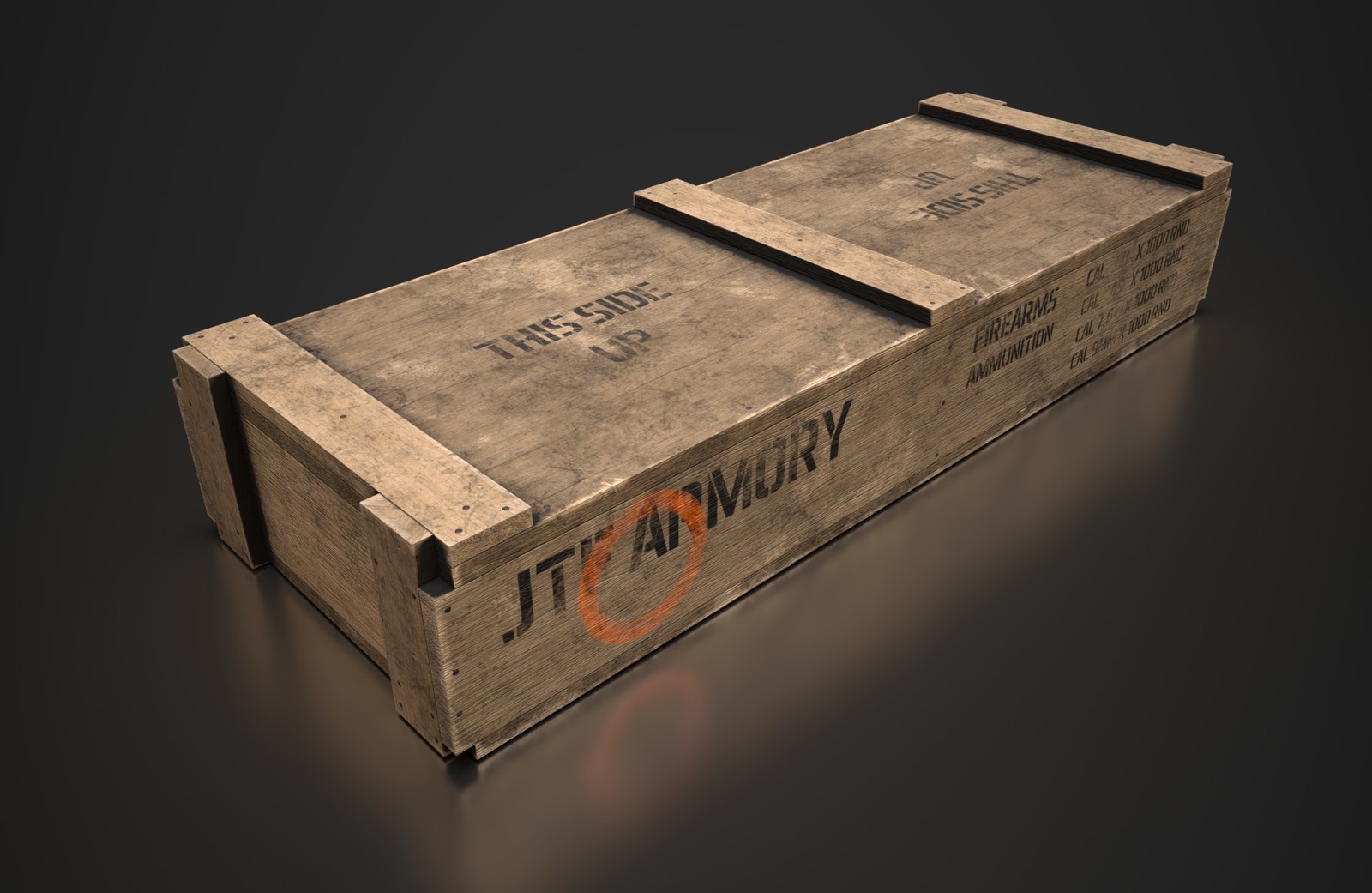 Artstation Weapon Supply Crate Tom Angus