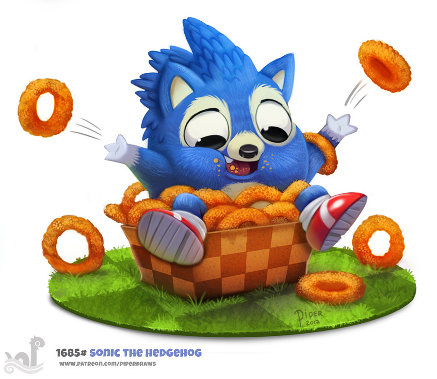 Artstation Daily Painting 1685 Sonic The Hedgehog Piper