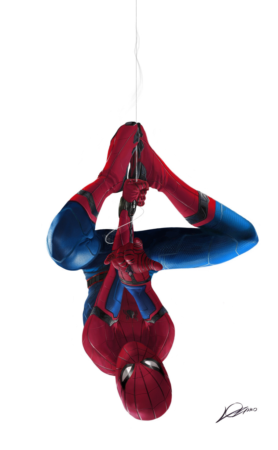 Alexander Lozano Spider Man Homecoming promo art