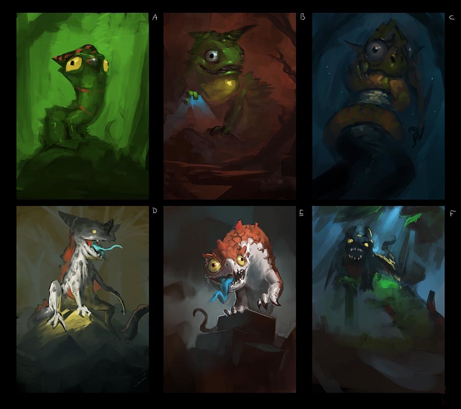 Artstation Character Art For The Boardgame Glory Basilisk