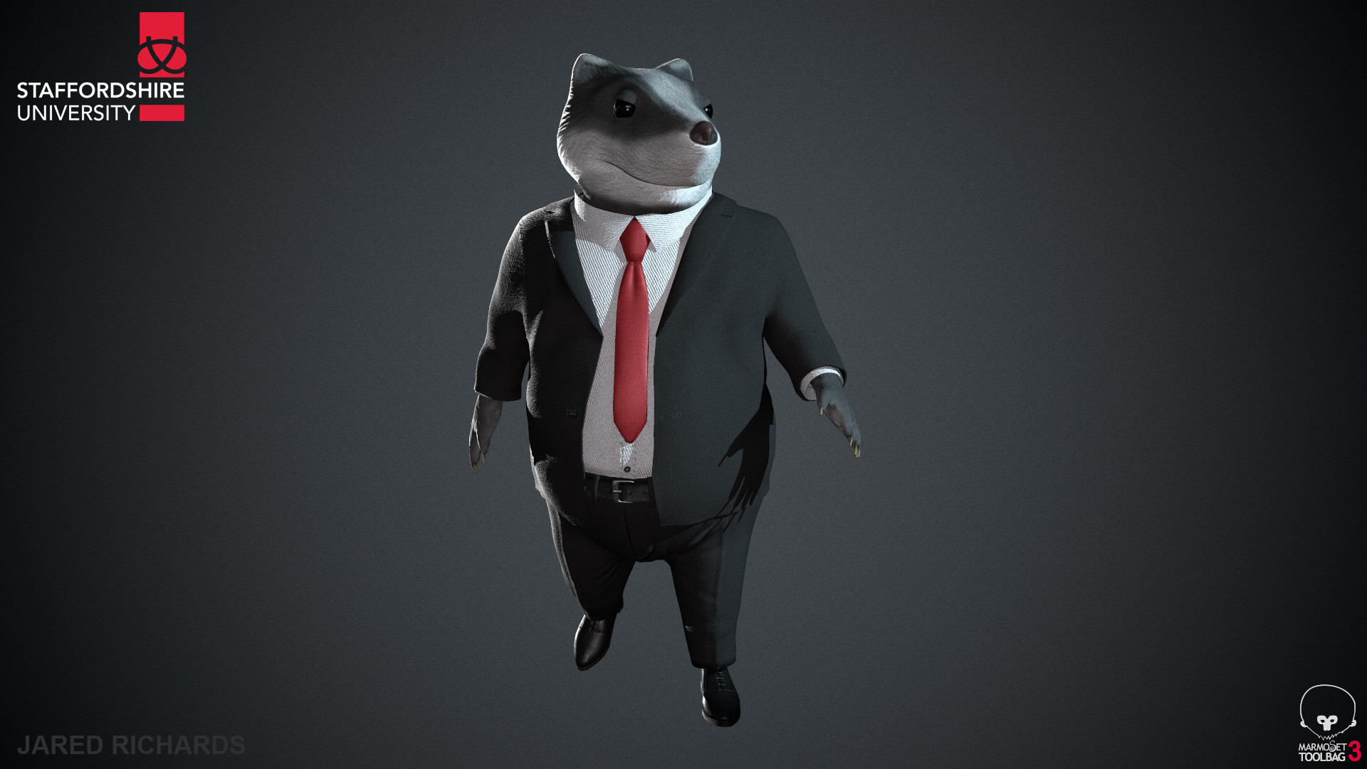 ArtStation - Badger In A Suit