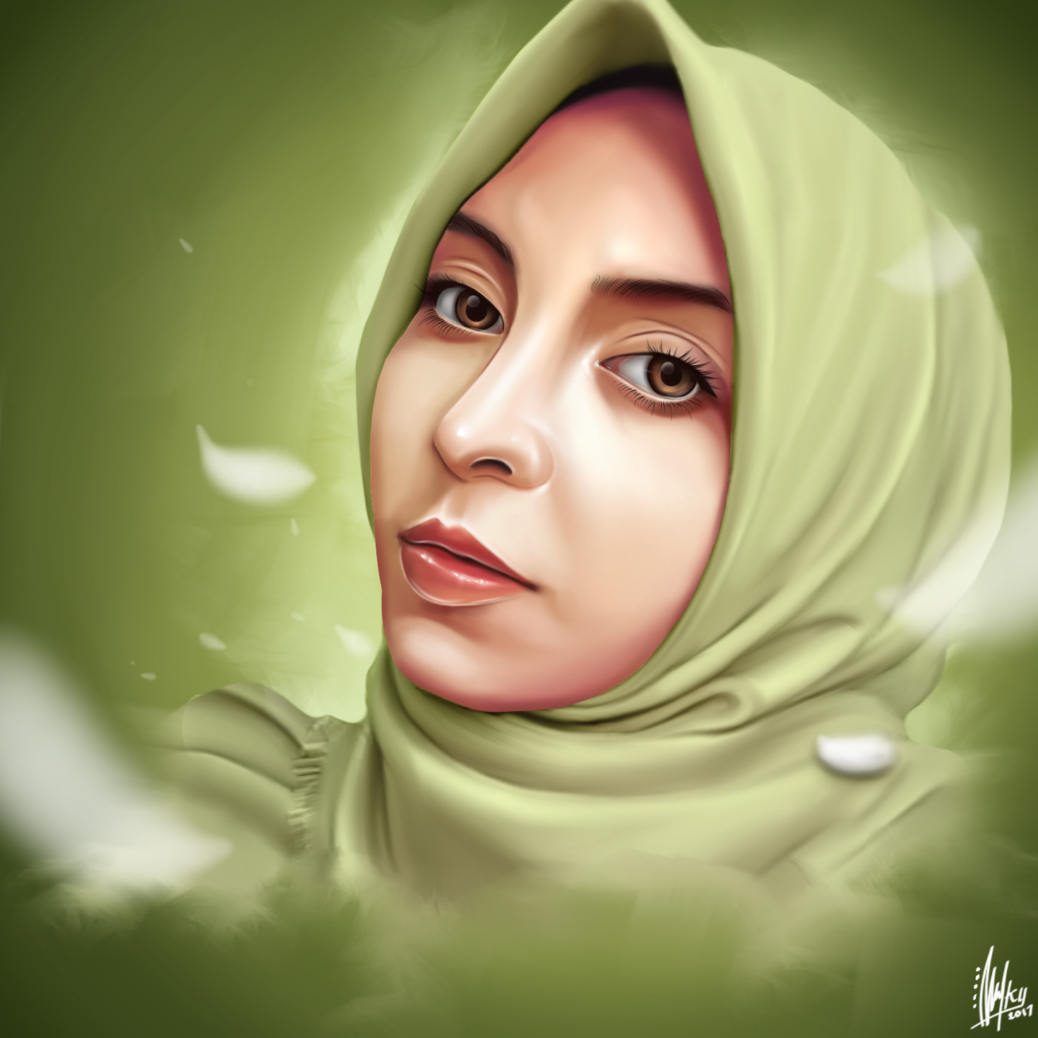 Artstation Smudge Painting Mulky Jabbar