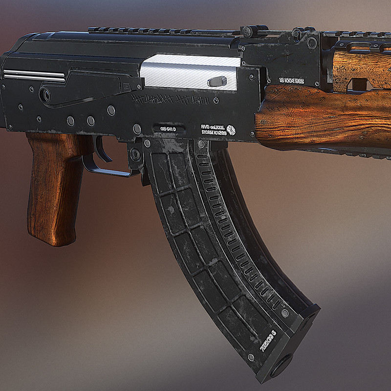 AK 47 - 3D
