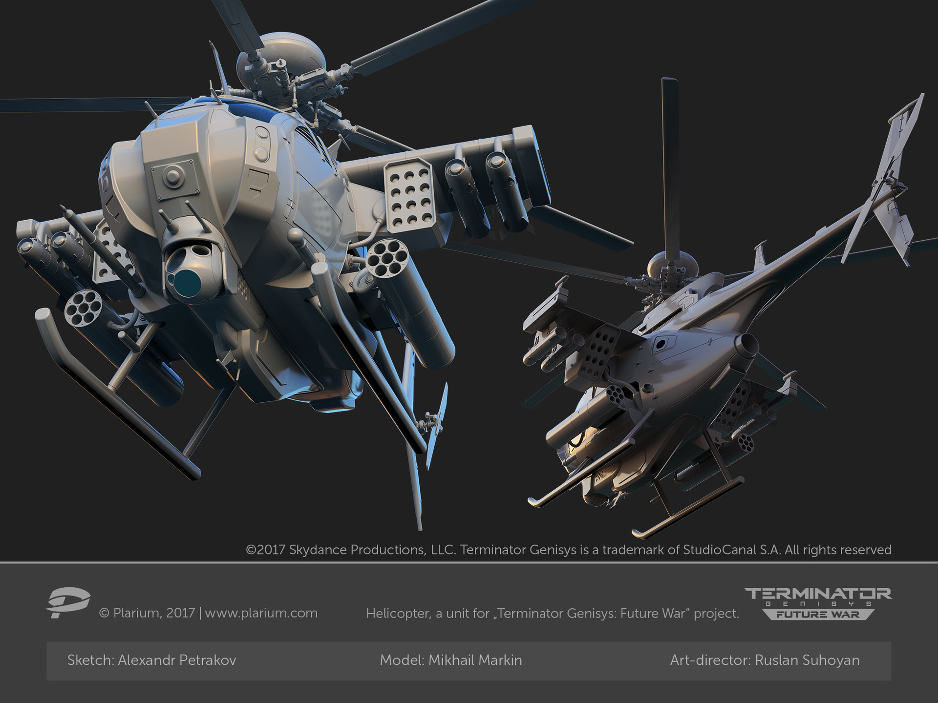 Artstation Aviation Unit For Terminator Genisys Future War Mikhail Markin