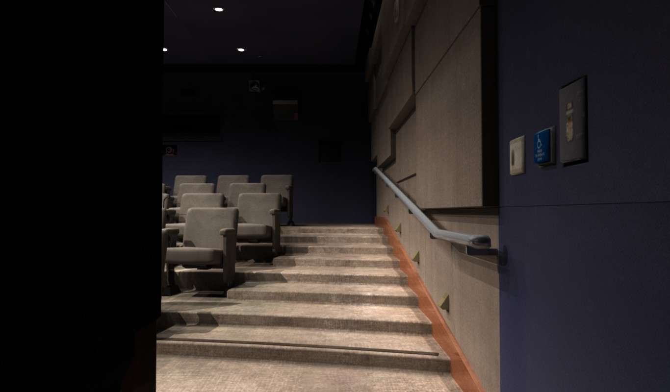 3D Screening Room | Theater
(Lighting Condition with no film playing)