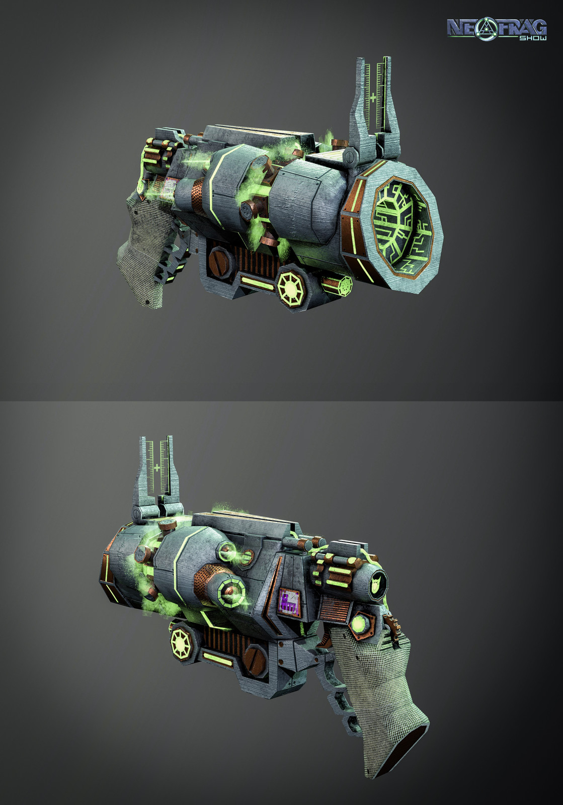 Modeling and texturing made by Charles-Anthony Pogam. I only made the shading