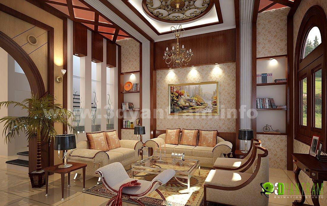 Artstation Stunning 3d Home Living Room Design View Yantram