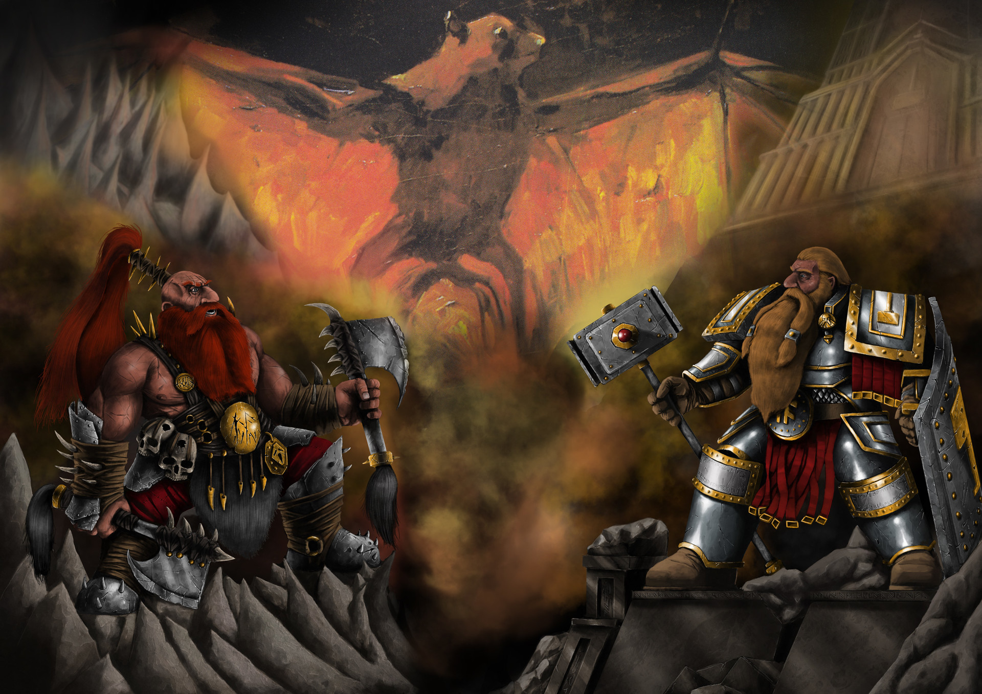 Image result for dwarf war art