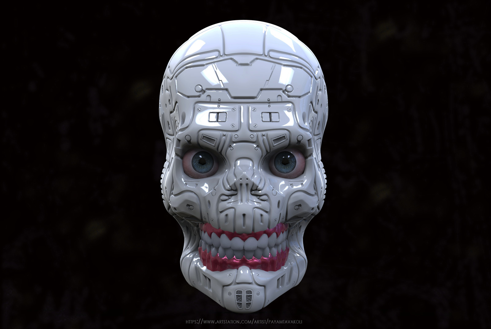 Sci Fi Skull Concept