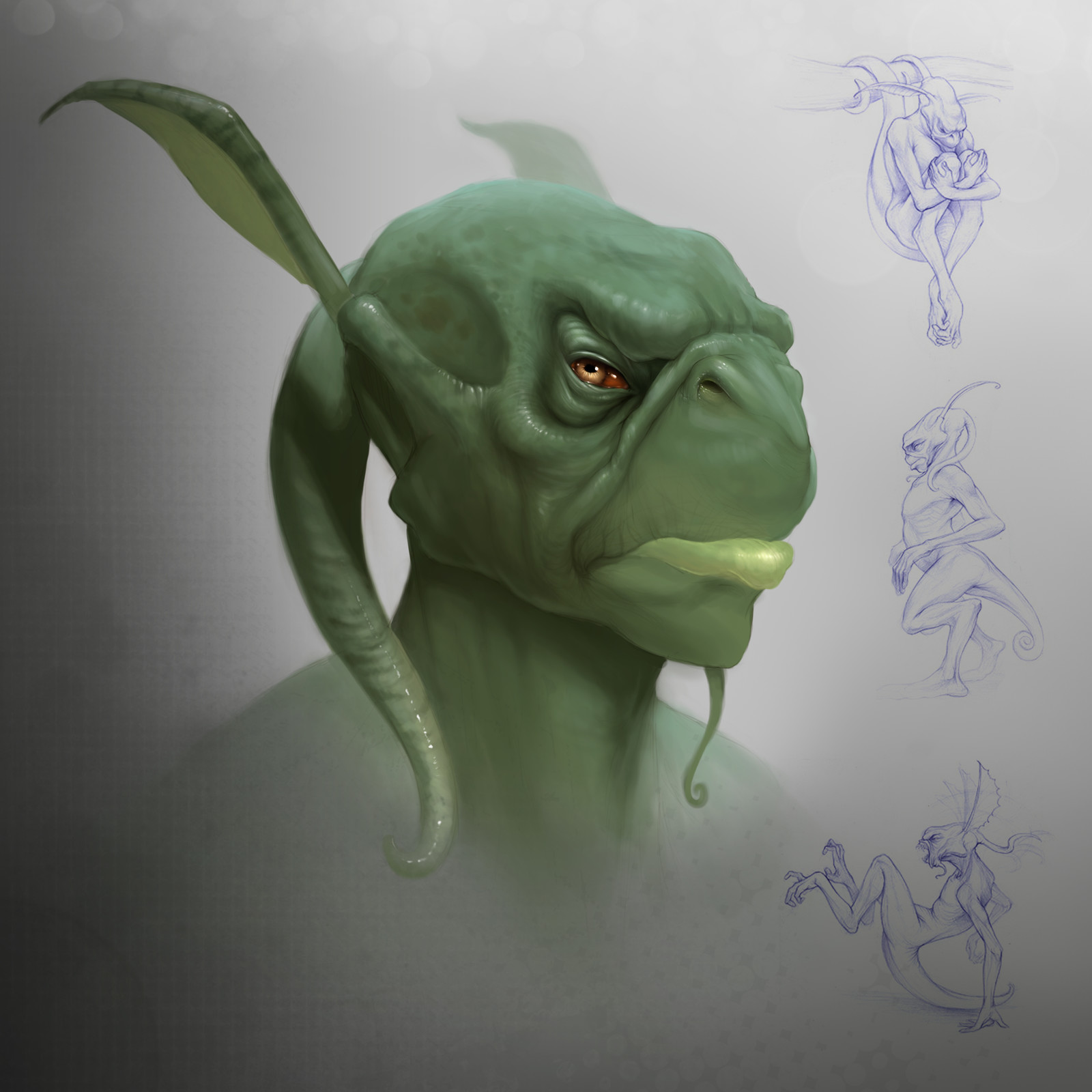 Creature Head Study