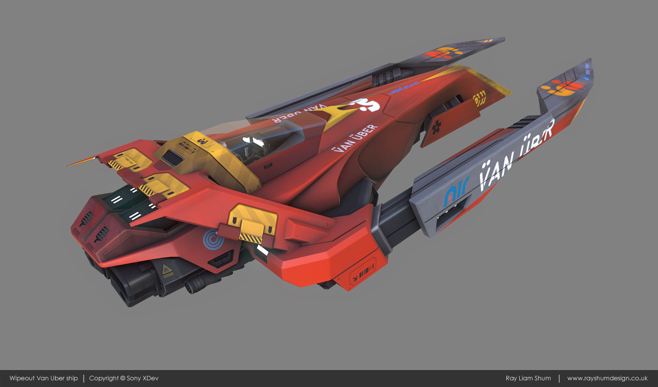 wipeout omega collection van uber