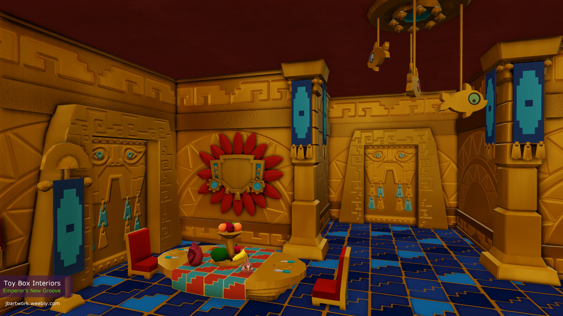 Janice Bell Disney Infinity Toy Box Interiors