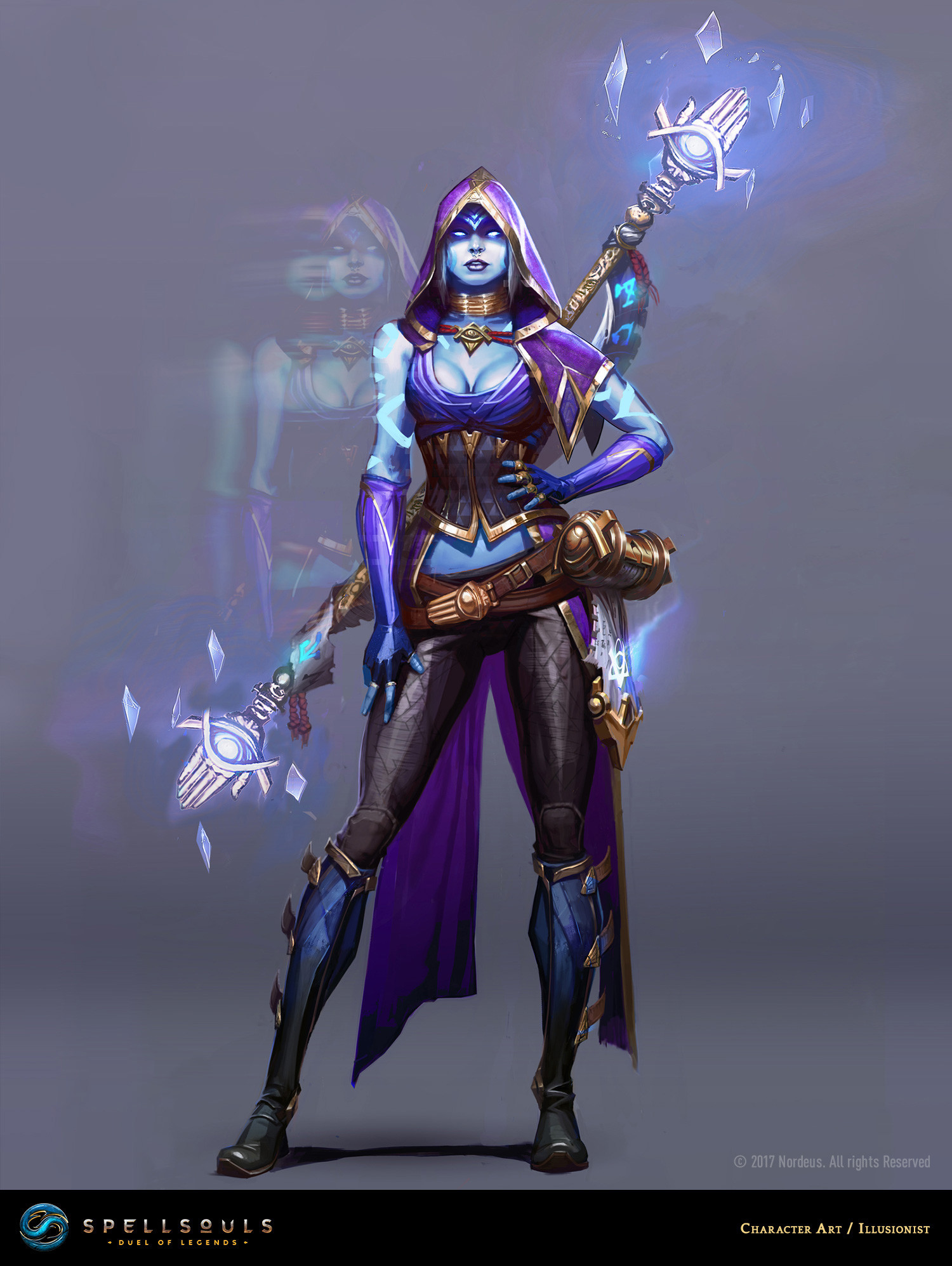 Nordeus Games Spellsouls Character Concept Art Illusionist