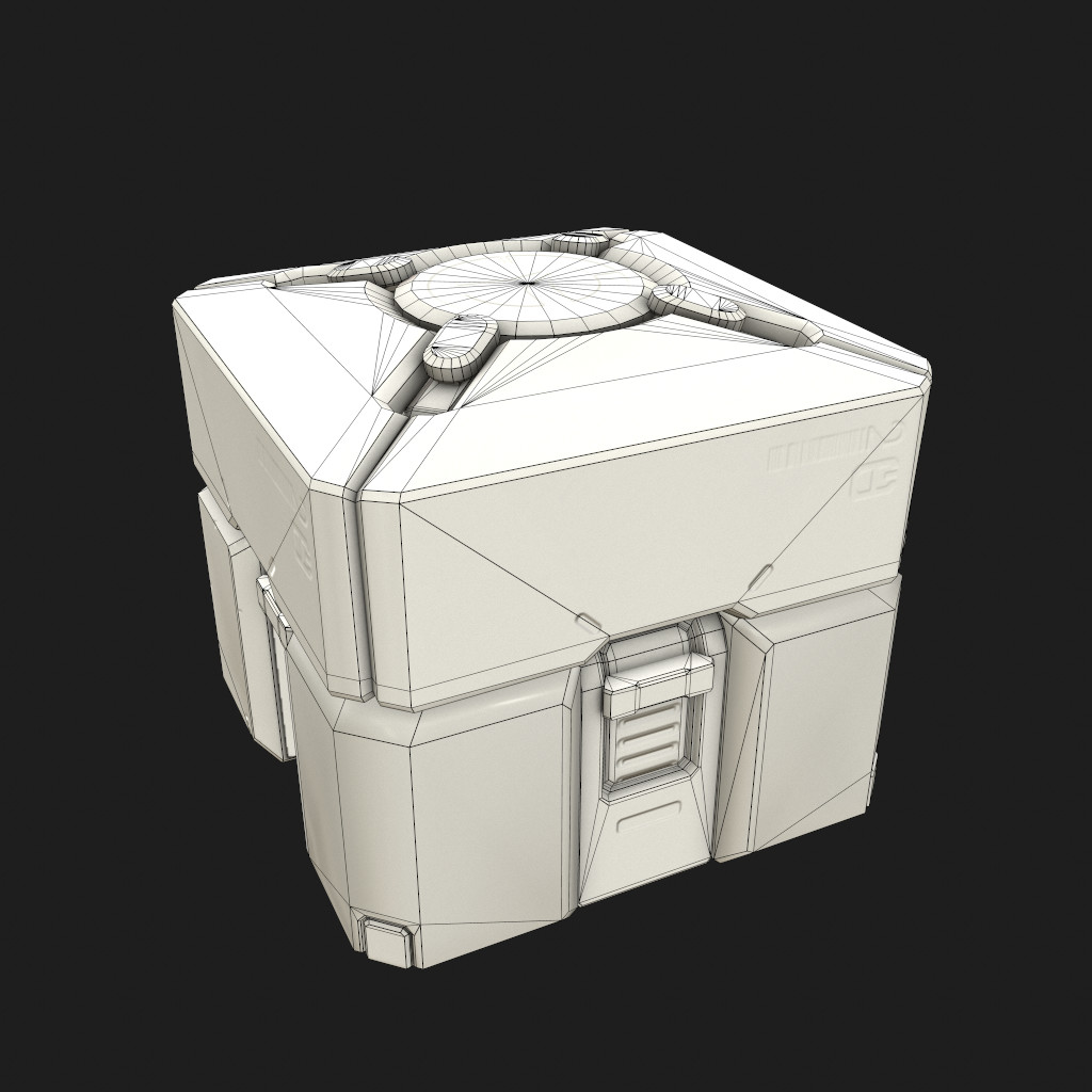 Artstation Fan Art Overwatch Loot Box Diego Lopez