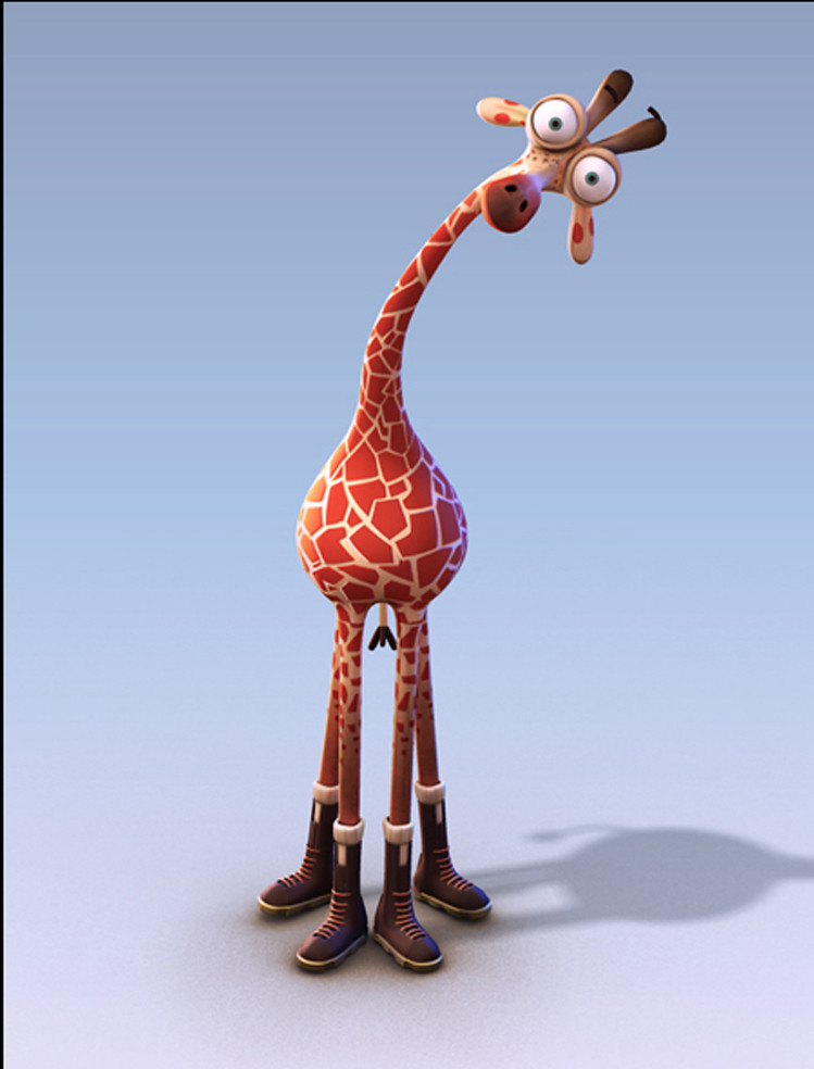 Cartoon Giraffe 