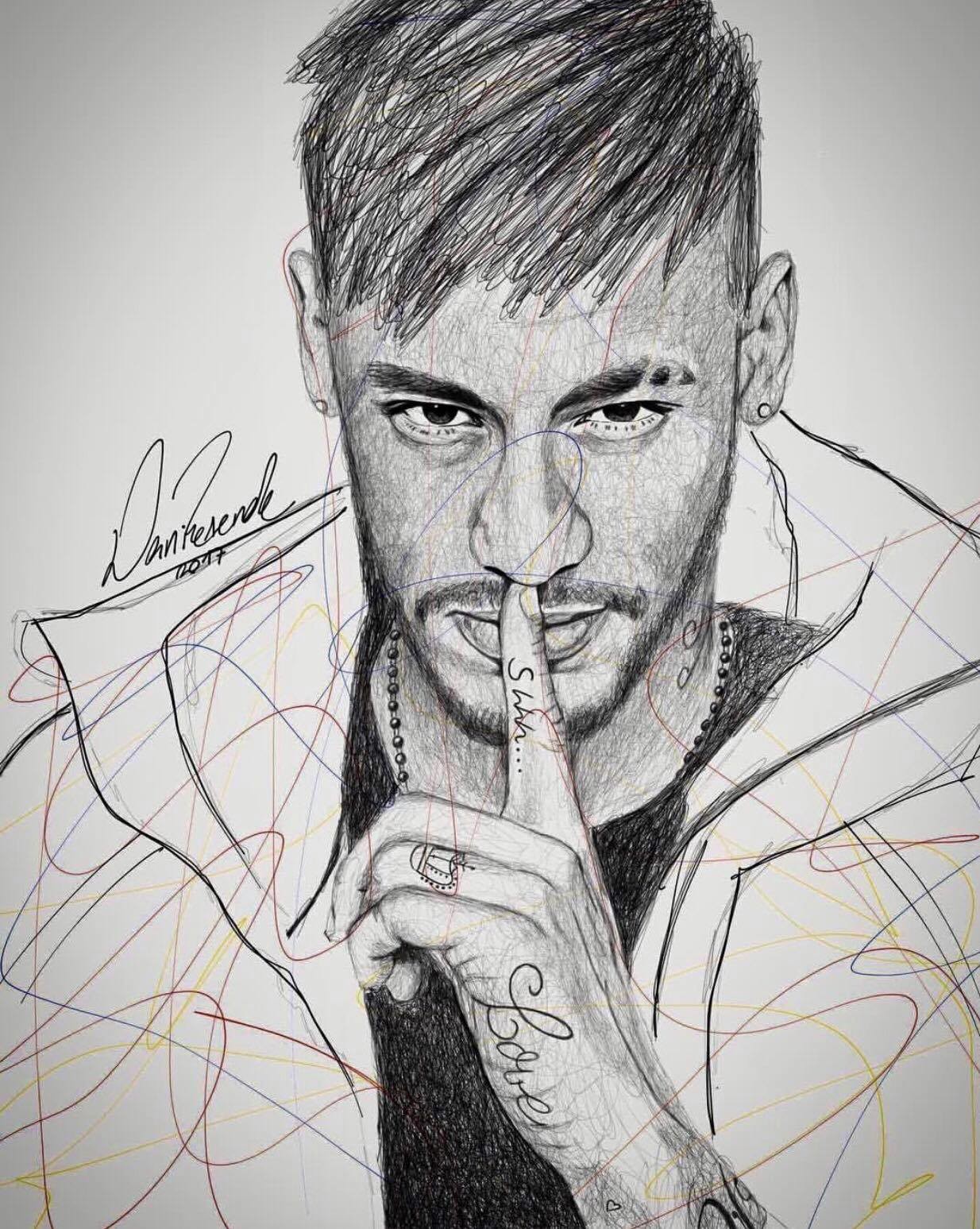 Artstation Portrait Of Neymar Jr