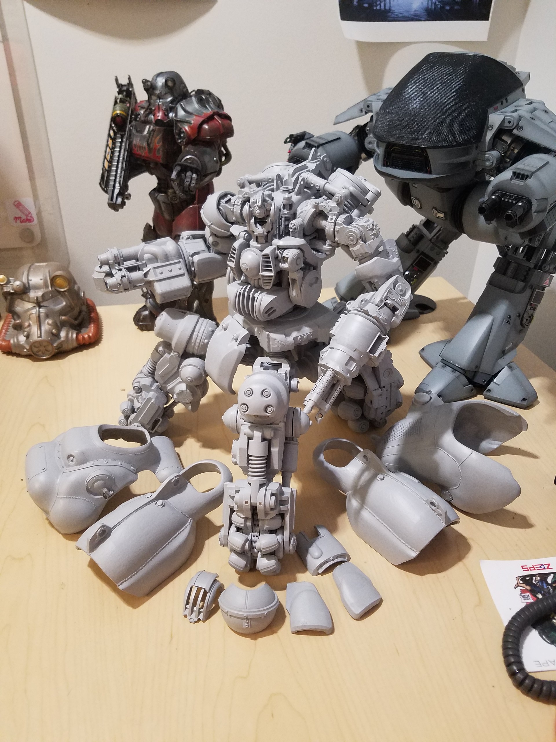 artstation fallout 4 3d printed sentry bot dennis mejillones