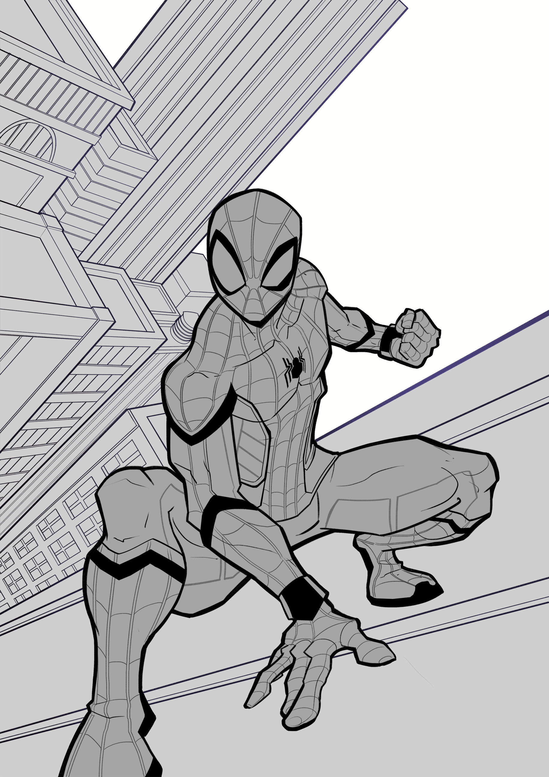 Download Coloring Pages Spiderman Homecoming - Bltidm