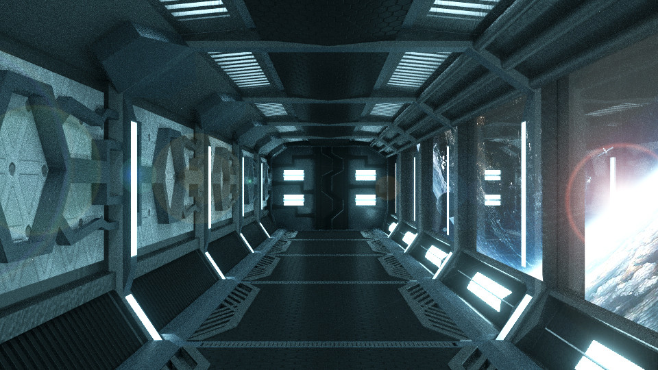ArtStation - Spaceship Corridor