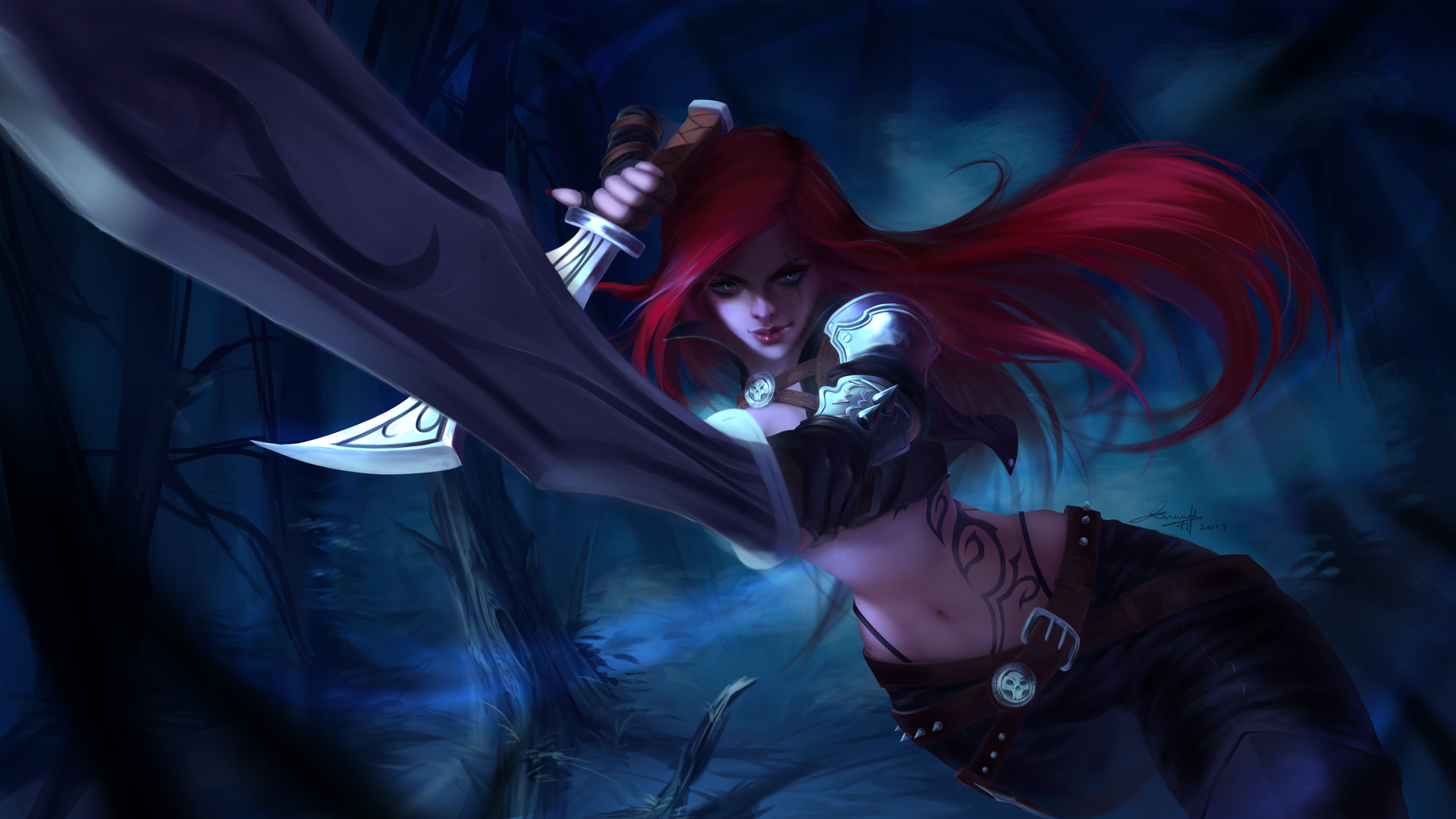 Artstation Katarina League Of Legend Fan Art Kunniki Kaitlin Tai