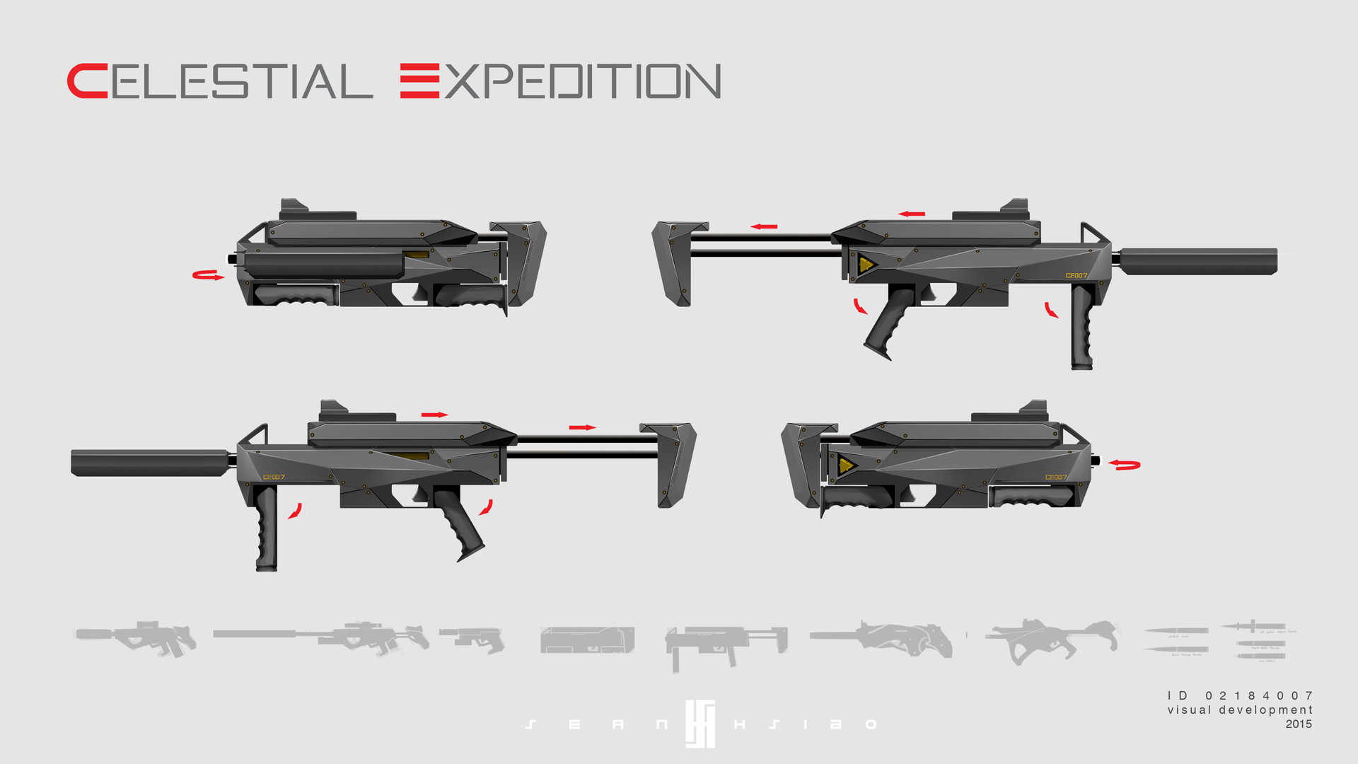 ArtStation Collapsible Personal Defense Weapon