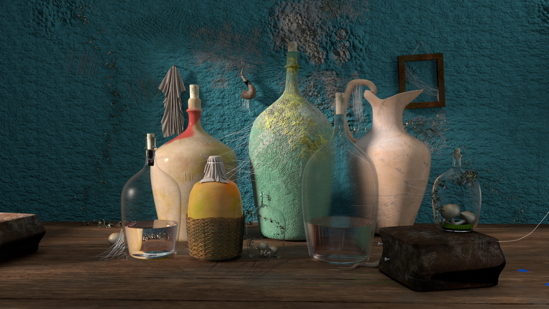 Artstation 3d Bottles Sahil Gogna