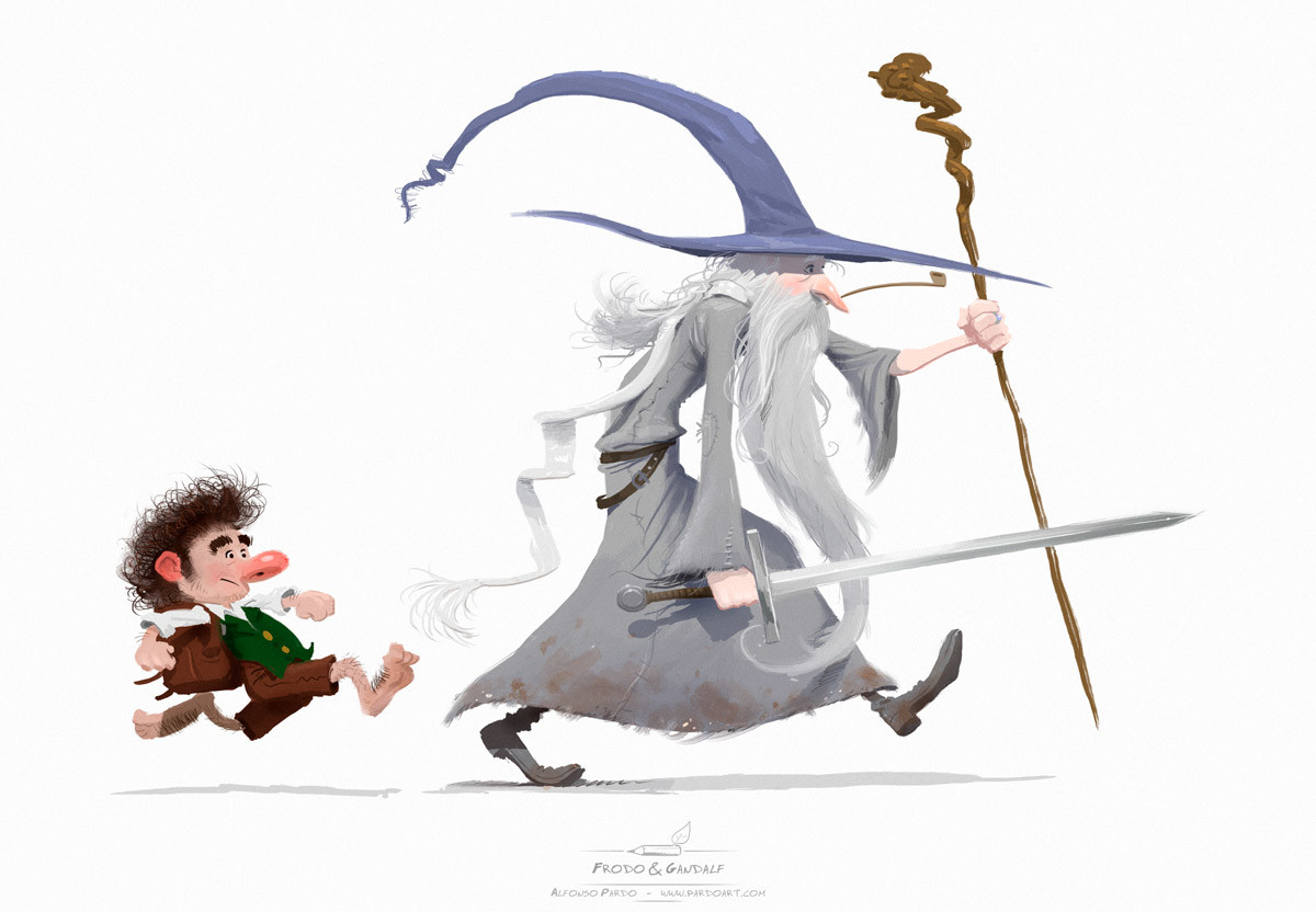 Frodo & Gandalf