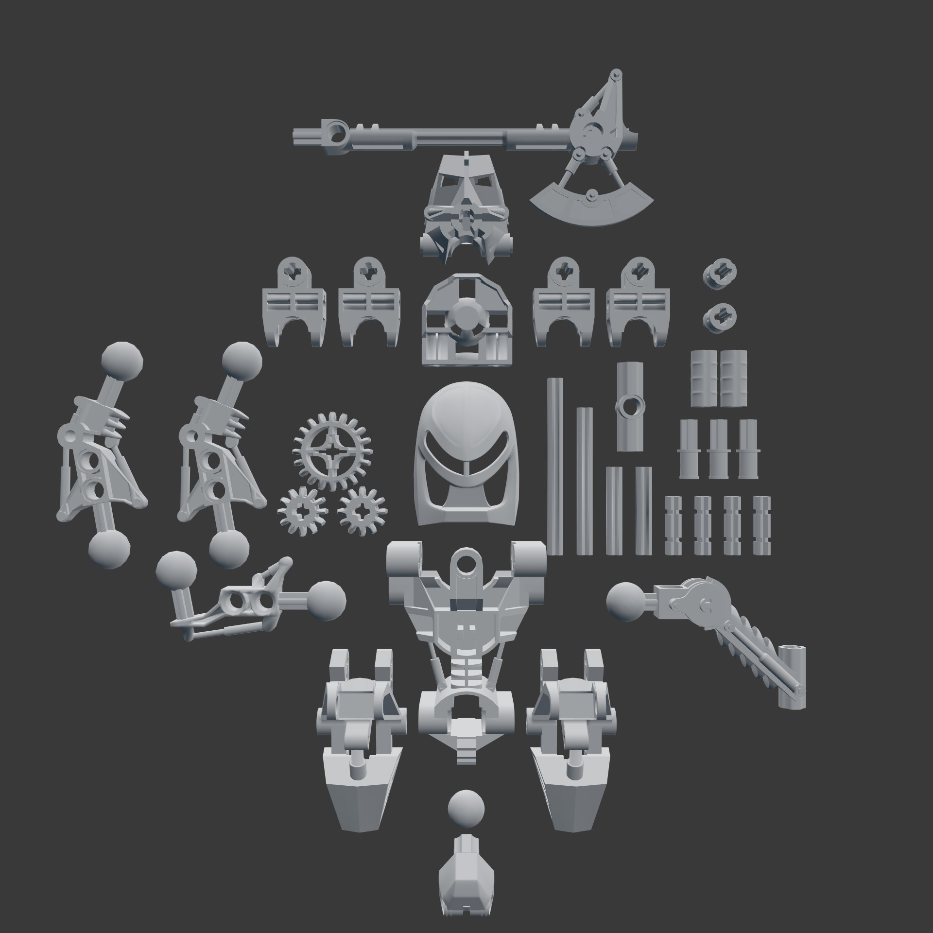 ArtStation Lego Bionicle Lewa 2001 version