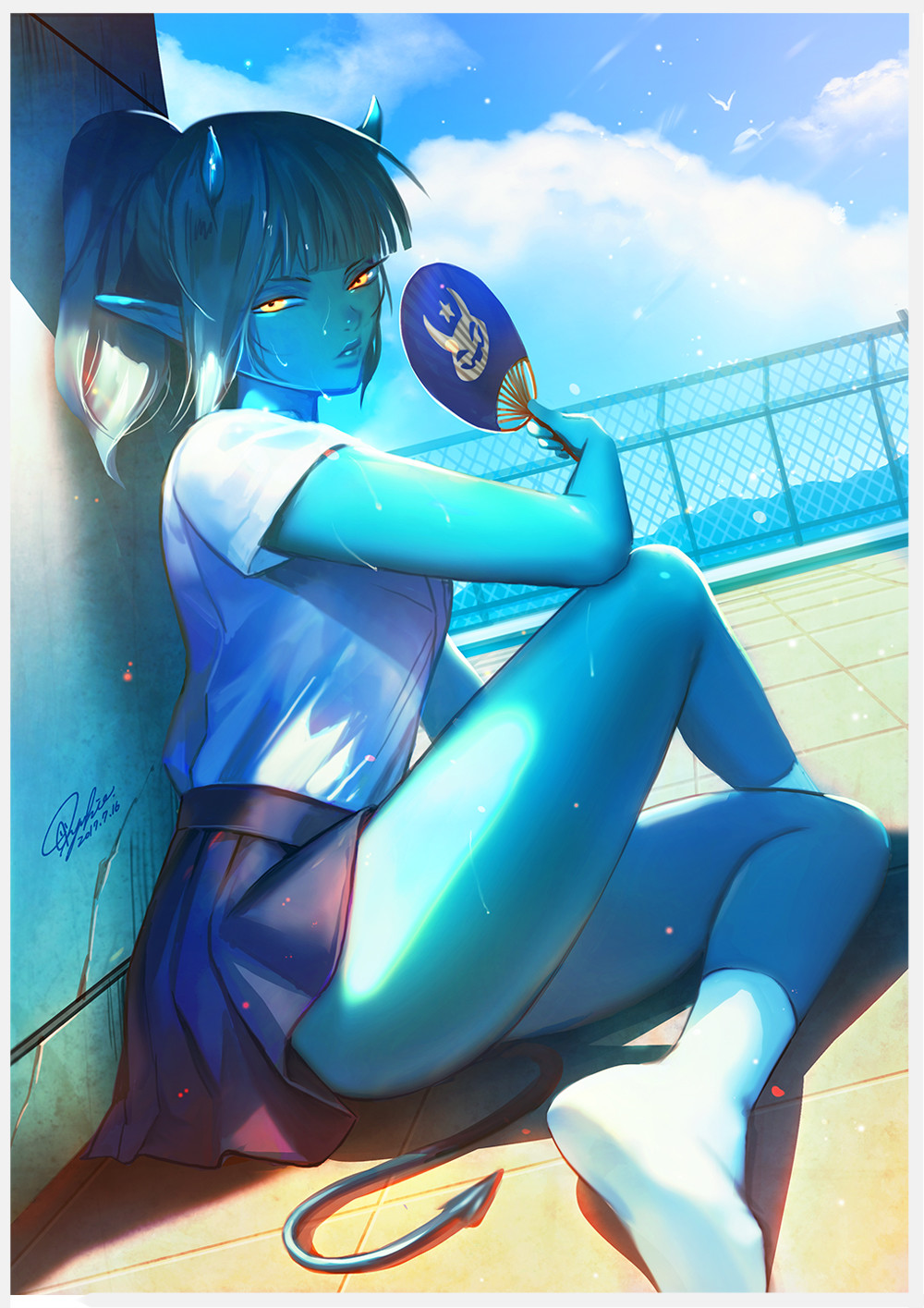 Artstation Hot Summer Yukietajima Ç°å³¶å¹¸æ