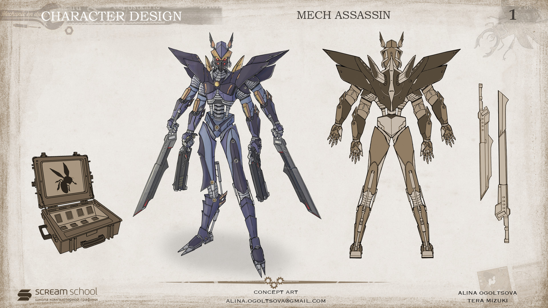 ArtStation - Mech Assassin Concept