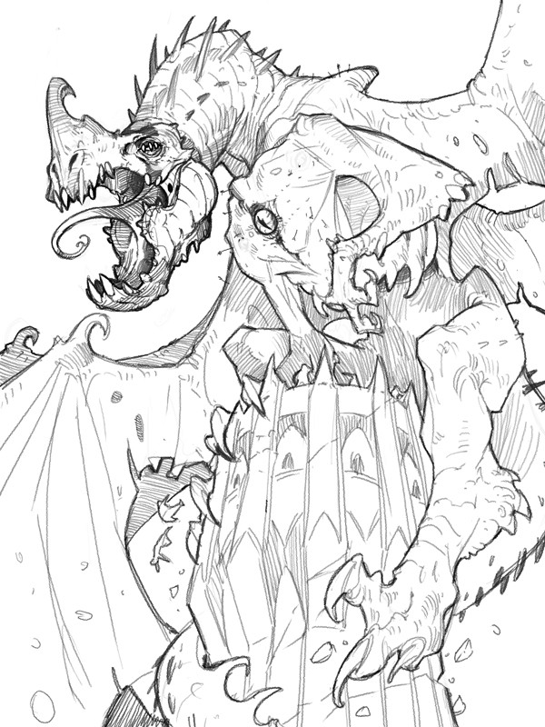 ArtStation - Evil Dragon Vritra Evolved