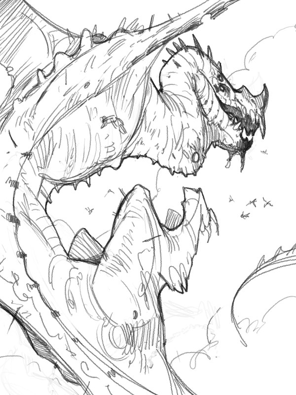 ArtStation - Evil Dragon Vritra