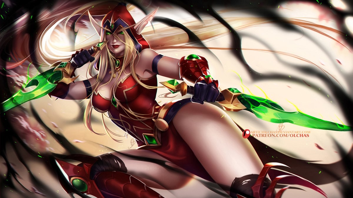 Artstation Valeera Olga Solovian Valeera sanguinar high quality wallpapers for your desktop. artstation valeera olga solovian