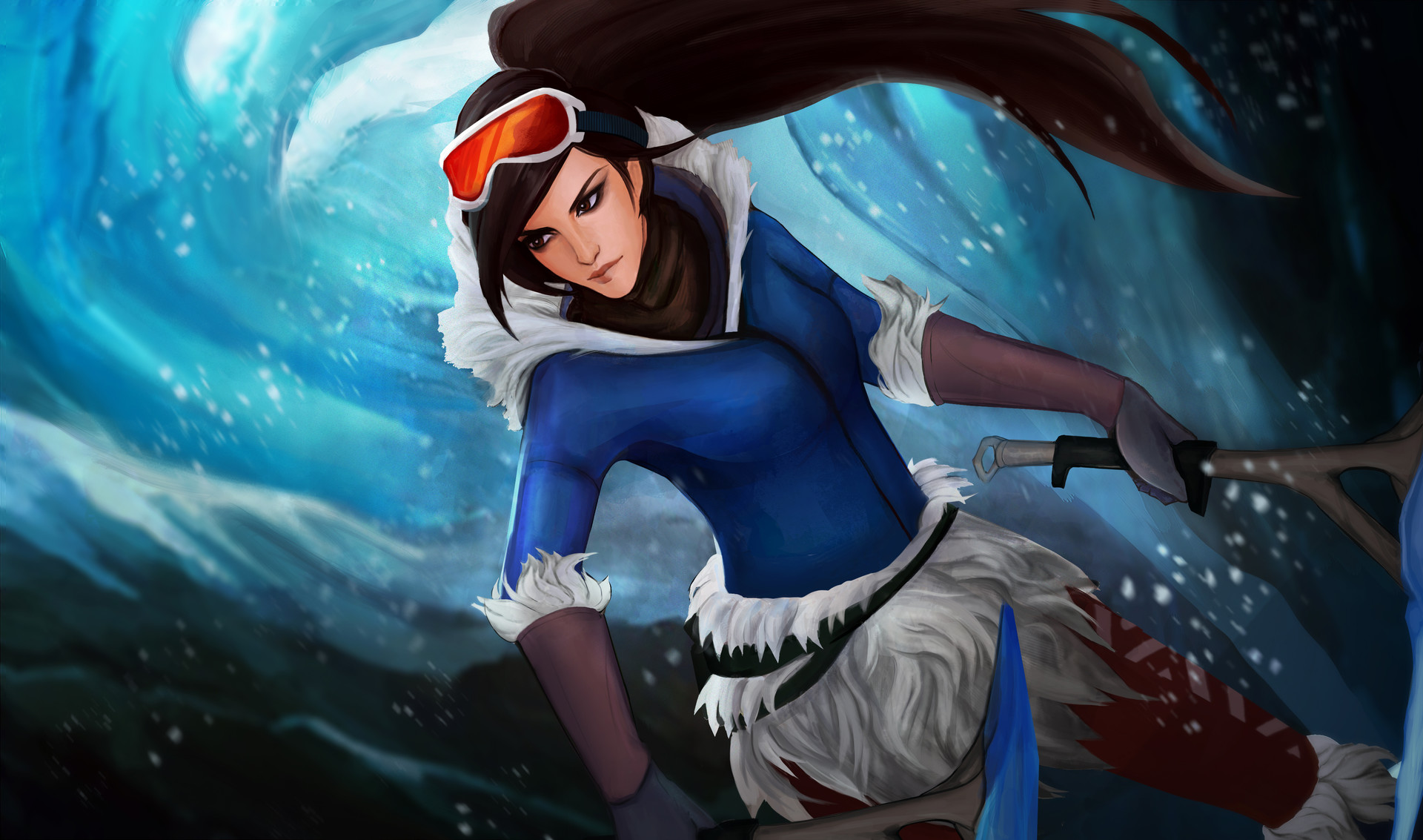 Artstation Snowstorm Akali Skin Concept N Ly Hey everyone, here s a late post for the work i have done for kda akali. snowstorm akali skin concept n ly