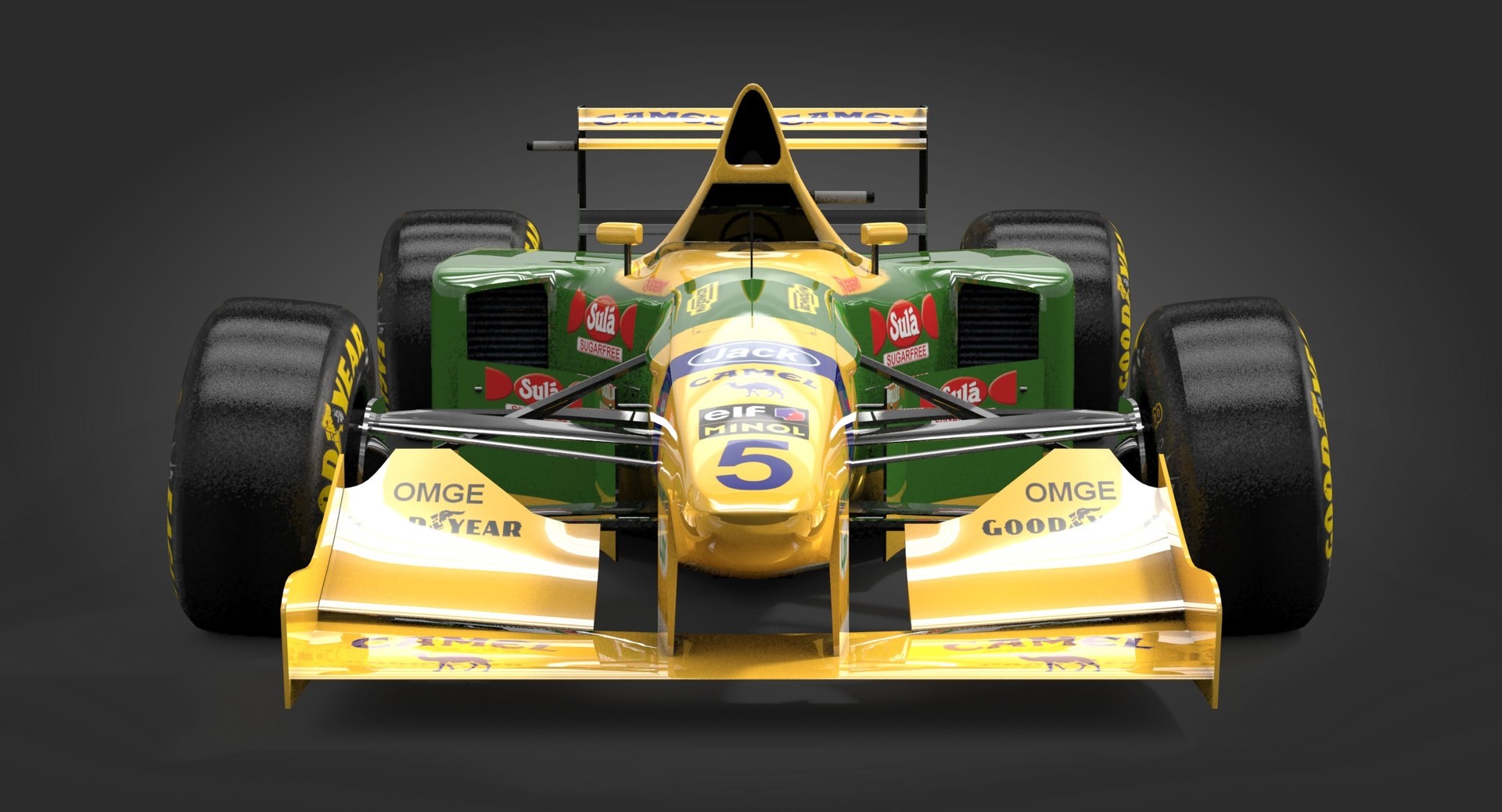 Benetton B193 Front / Rear Wheel set | BINGO Co.,Ltd.