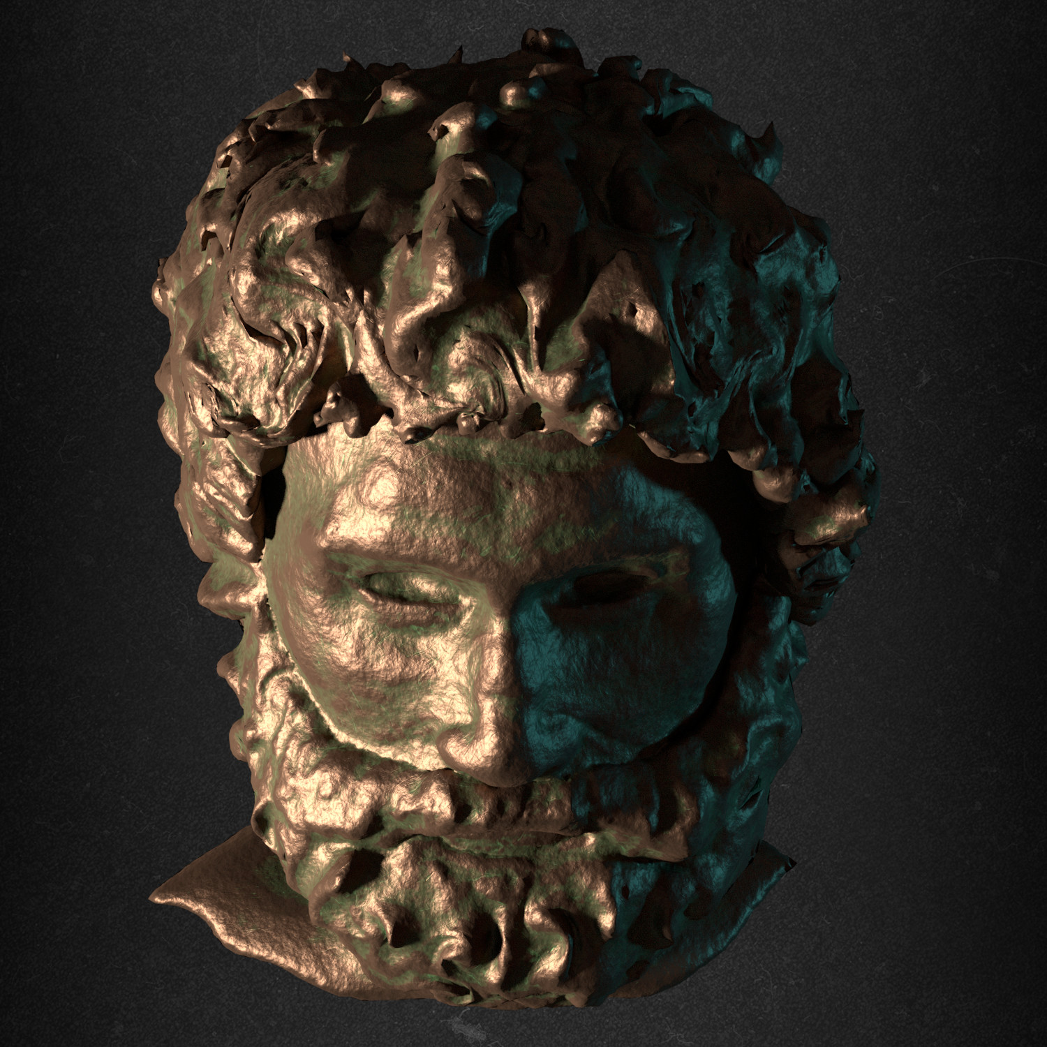 ArtStation - Bronze head